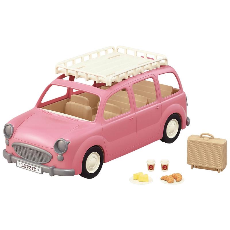 Calico Critters Family Picnic Van, Toy Vehicle for Dolls with Picnic Accessories