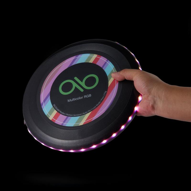 2 Counts LED Light Up Frisbee - Glow in the Dark Frisbee for Adults, Perfect for Frisbee Adventures Day and Night - Easy to Use, Great for Camping Play