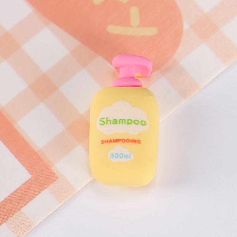 10Pcs Set 1:12 Dollhouse Miniatures Supplies Shampoo Shower Gel Body Wash Dolls Bathroom Home Furniture Decor Pretend Play Toys