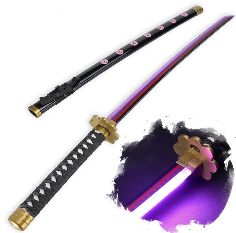 Light Up One Piece Roronoa Zoro Sword - 40 inches Plastic Anime cosplay prop