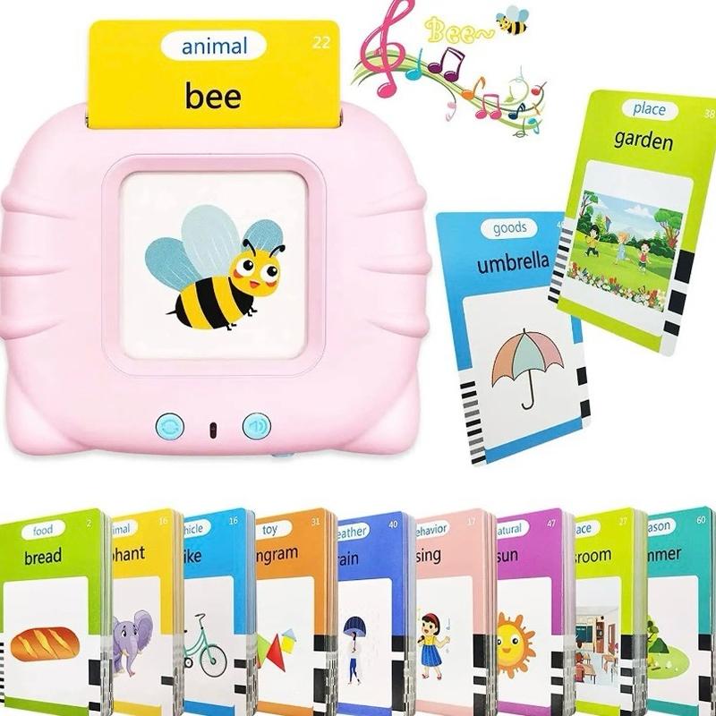 [2025 New] Bilingual Talking Flash Cards Toy for Kids with 224 Sight Words - English Educational Language Learning Toy