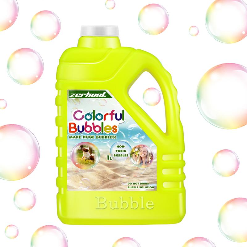 Christmas 2024 Gifts for Kids Zerhunt Bubble Solution Refill 33.8 OZ: Bubble Concentrate Solution for Bubble Machine| Bubble Solution Refill for Giant Bubble Wand, Bubble Gun Blower, Birthday Party Concentrated Bubble