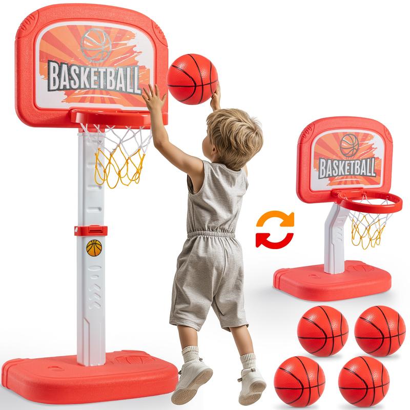 Geyiie Basketball Hoop Goals for Toddler Kids Teen, Adjustable Height Multiple Choice