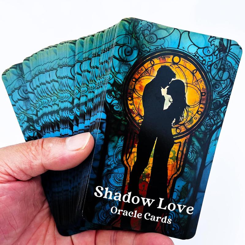 Shadow Love Oracle Cards: 56 Oracle Card Deck, Clarifying Love Situations to help you make informed decisions, divination tool for oracle reading, psychic reading, fortune, tarot cards