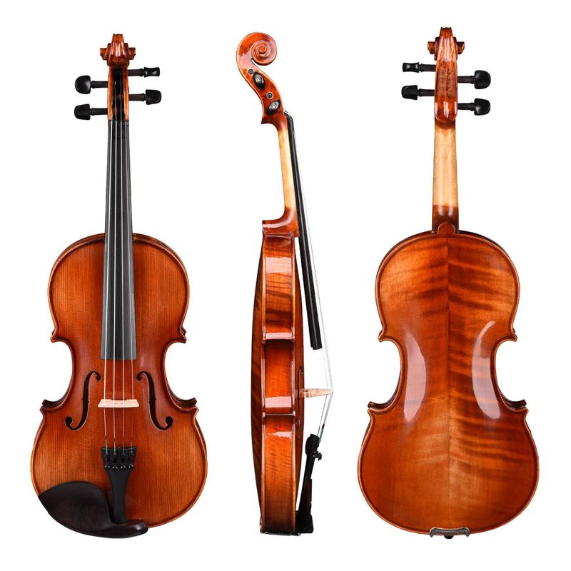 Yescom BV250 4 4 Advanced Full Size Violin w  Bow Case Outfit Set