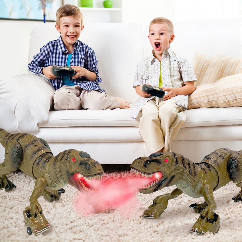 [Live only]Remote Control T-rex with big car wheels, best gift for boy and girl, birthday gift idea, Electric & remote control toy animals