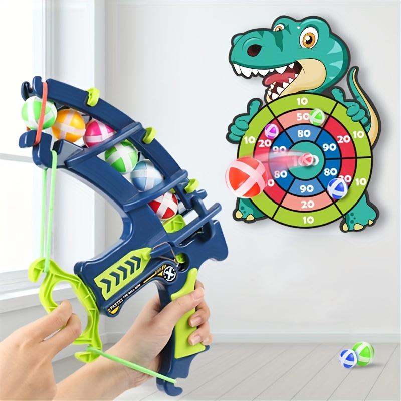 Sticky Ball Dinosaur Target Set - Interactive Parent-Child Bonding Game with Safe Materials, Multiple Game Modes, Easy Access, and Harm-Free Design for Little Hands