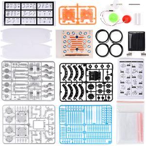 Educational Building Science Experiment Set, 12 in 1 STEM Solar Robot Kit Toys Gifts