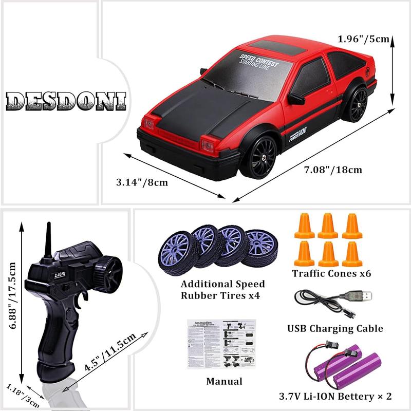 RC Drift Car Mini RC Drift Car for Adults 1:24 Remote Control High Speed Race Drifting Cars 2.4GHz 4WD Racing Hobby Toy Car with Headlight for Boys and Girls rcoffroad 4x4 cooltoys clearance items today 2024