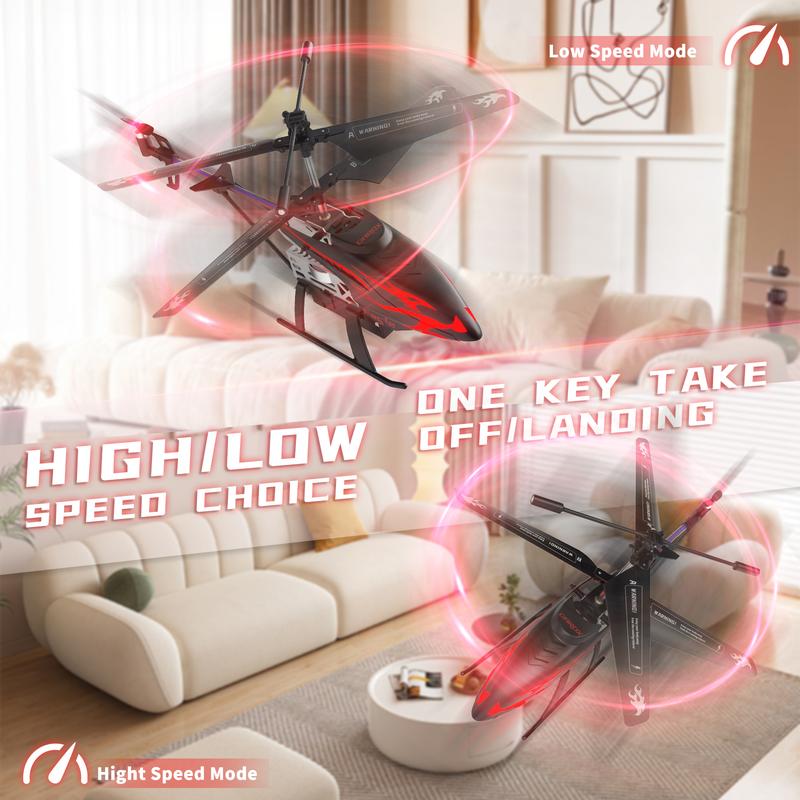 Kids remote control helicopter,30 minutes flight time,LED light effects,altitude hold,one-button takeoff landing function,perfect gift for boys girls