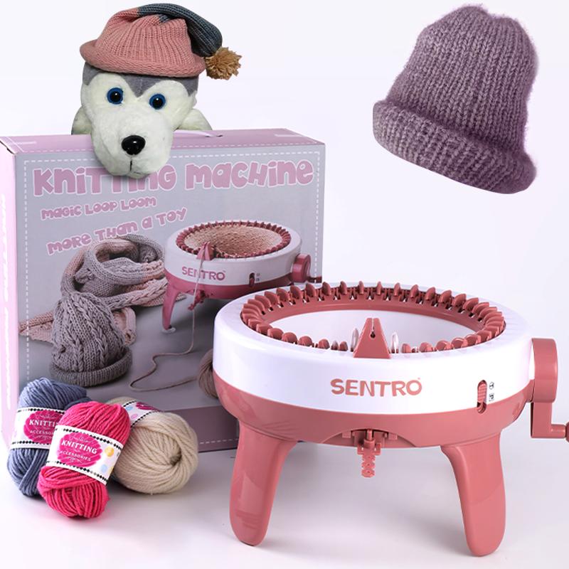 Knitting Machine 40 48 Needle Crochet Machine Automatic Knitting Clothing Tool DIY Handicraft Knitting Tool For Hat, Scarves, Gloves, Socks