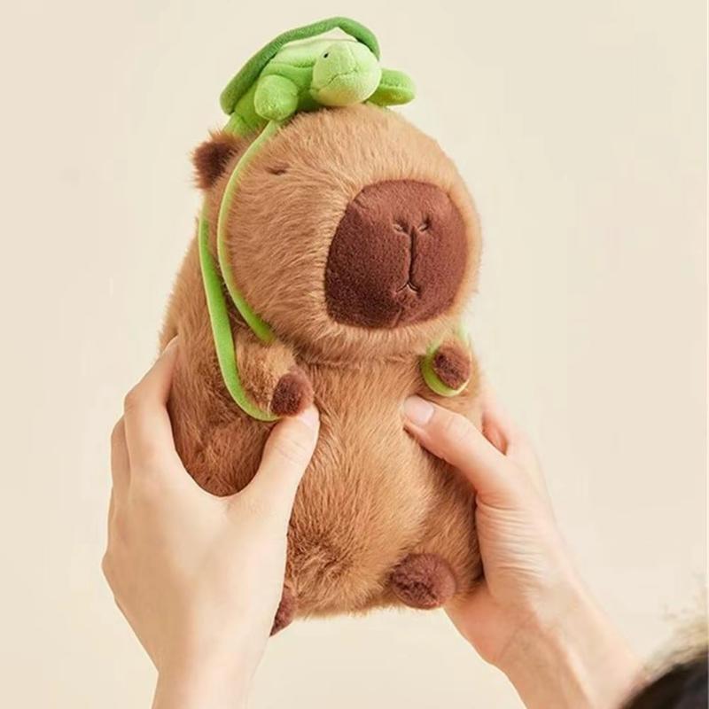 Capybara plush toys, cute simulated plush toys, soft animal decoration for family sofa and bed, pet plush, bedroom decoration