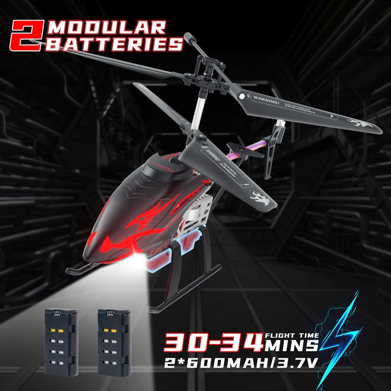 Kids remote control helicopter,30 minutes flight time,LED light effects,altitude hold,one-button takeoff landing function,perfect gift for boys girls