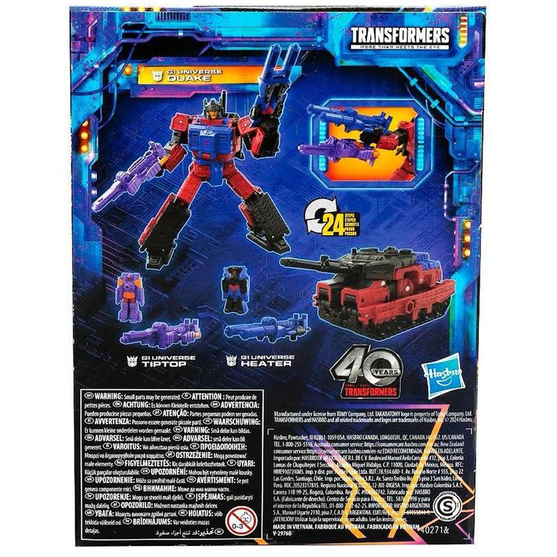 Transformers Legacy United G1 Universe Quake & Tiptop & Heater - Deluxe