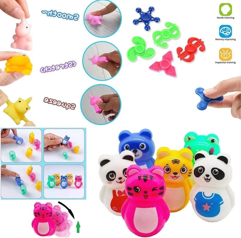 117 PCS Party Favors Toys for Kids 4-8 8-12, Pop Fidget Toys, Treasure Box Toys for Classroom