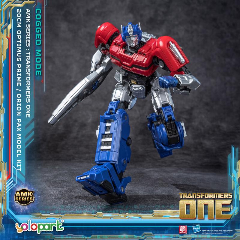 Transformers ONE - 20cm Orion Pax [Optimus Prime] Cogged Mode Model Kit - AMK Series