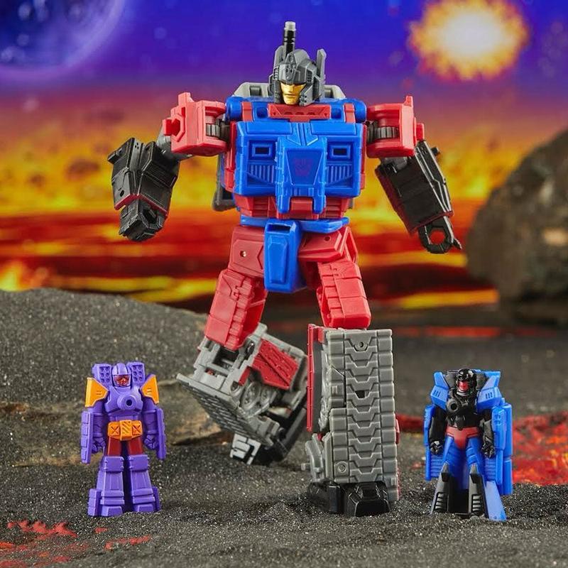 Transformers Legacy United G1 Universe Quake & Tiptop & Heater - Deluxe