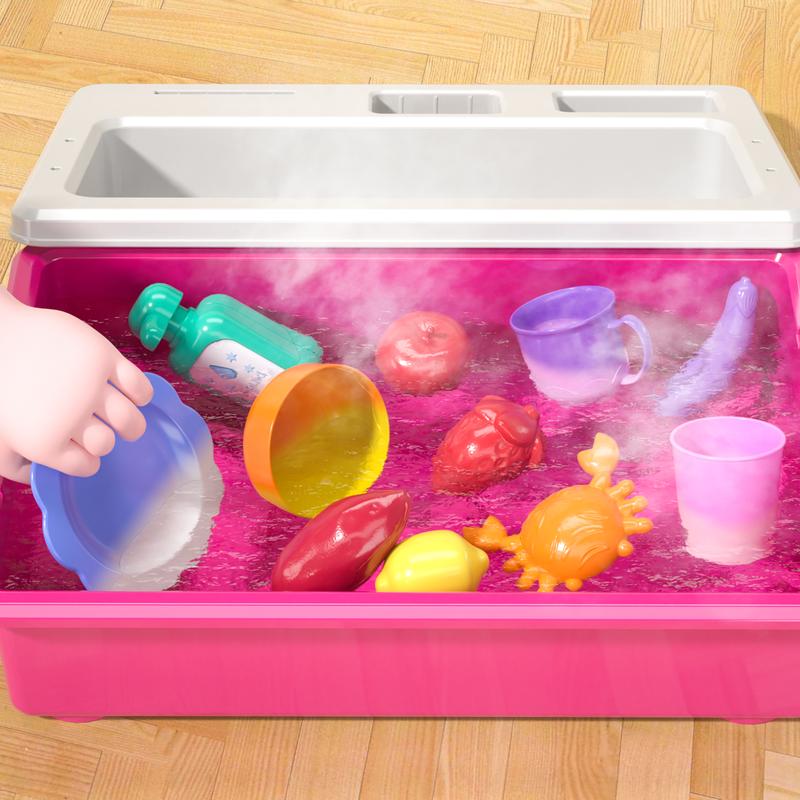 Purple Electric Dishwasher Playing Toy with Running Water,， Play house toys， Kitchen Set Toys,Electric Dishwasher Playing Toy with Running Water Kitchen Sink Toys ,Kitchen and food toys， Exquisite gifts, Christmas gifts, birthday gifts