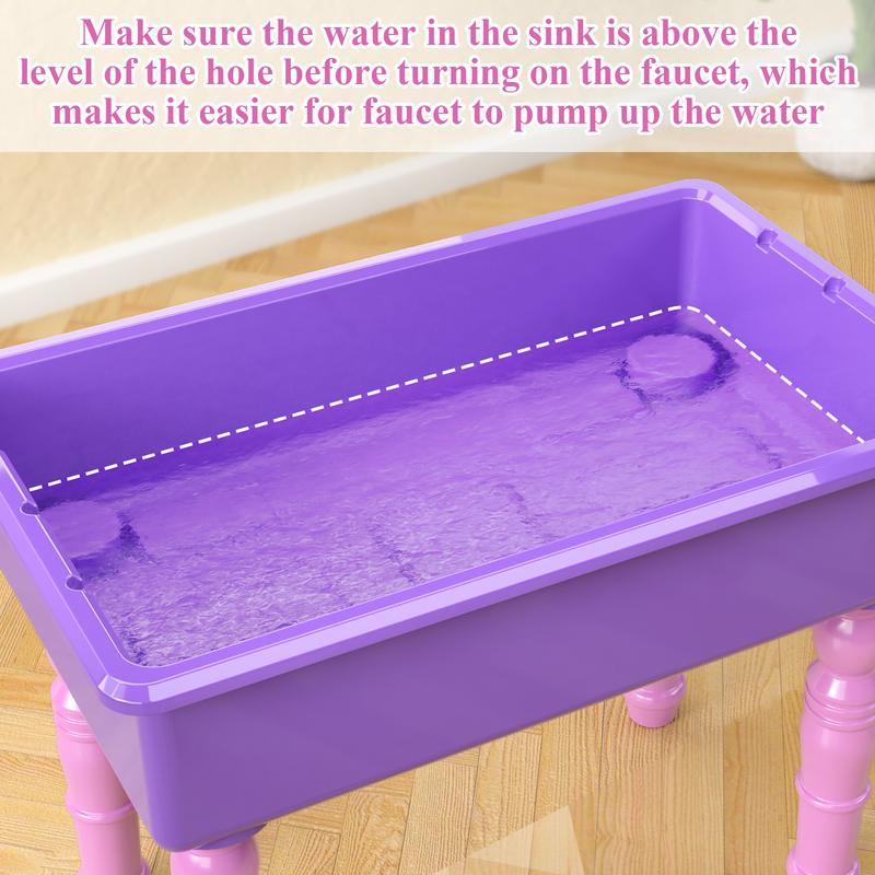 Purple Electric Dishwasher Playing Toy with Running Water,， Play house toys， Kitchen Set Toys,Electric Dishwasher Playing Toy with Running Water Kitchen Sink Toys ,Kitchen and food toys， Exquisite gifts, Christmas gifts, birthday gifts