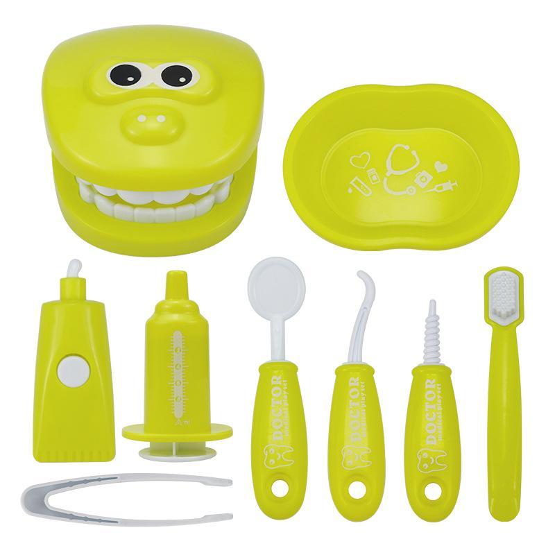 Dental Clinic Pretend Play Toy, 1 Set Dental Care Small Dentist Set, Simulation Education Teeth Toy, Pretend Play Toy for Kids