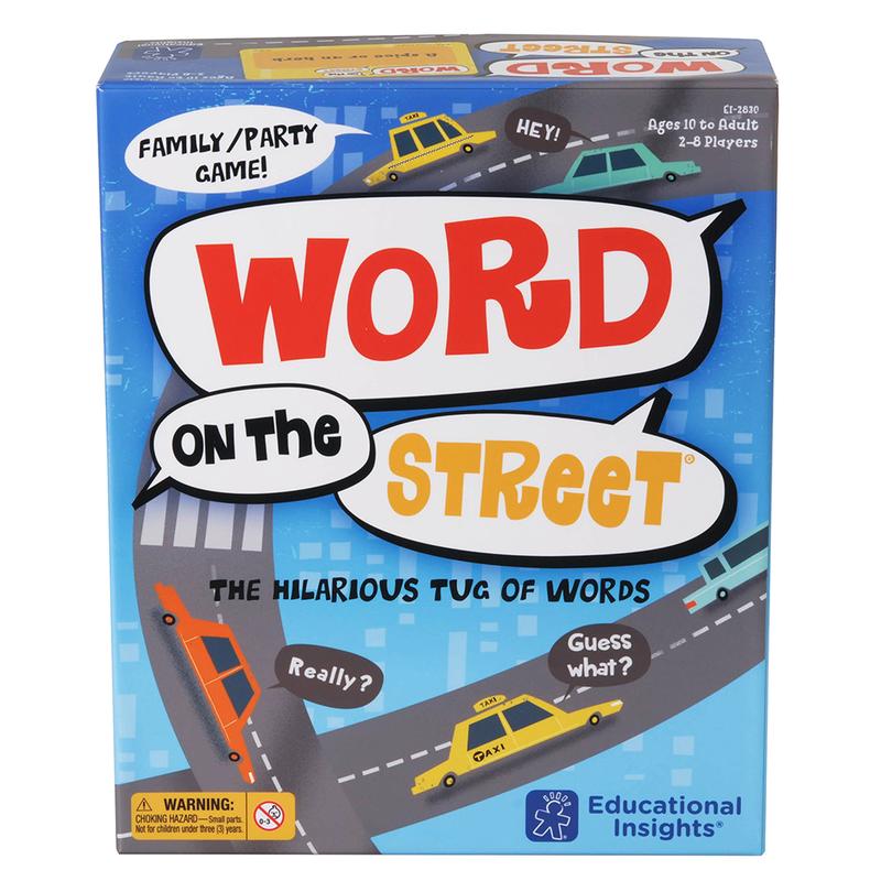 Educational Insights Word on the Street, Word Game for Family Game Night, Ages 10+