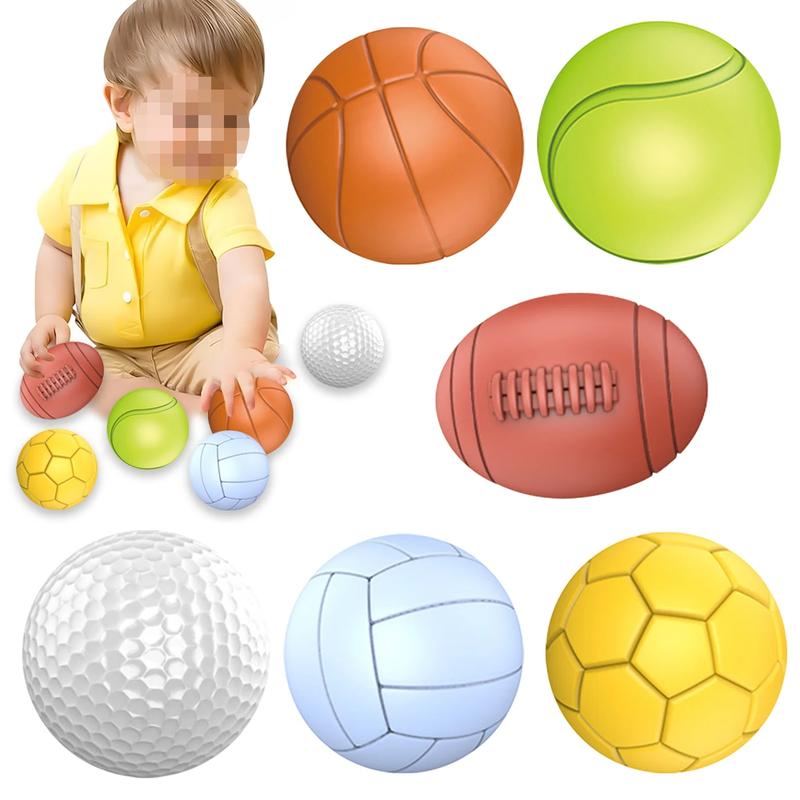 Textured Multi Ball Set for Kids, Montessori Learning Toys, Sensory Ball Toys for New Year, Children's Day or Christmas Day Gifts