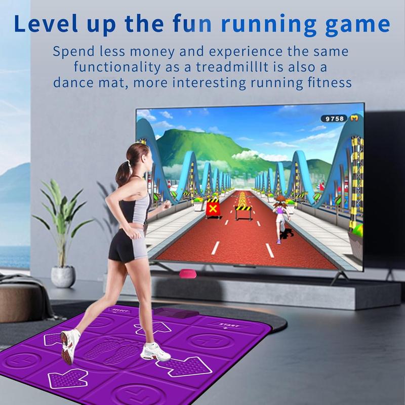 Dance Mat for Kids and Adults, Dance mat TV Game for Kids,Musical Dancing mats for Girls with Camera AR Game,Christmas Birthday Gifts for Girls & Boys,Purple