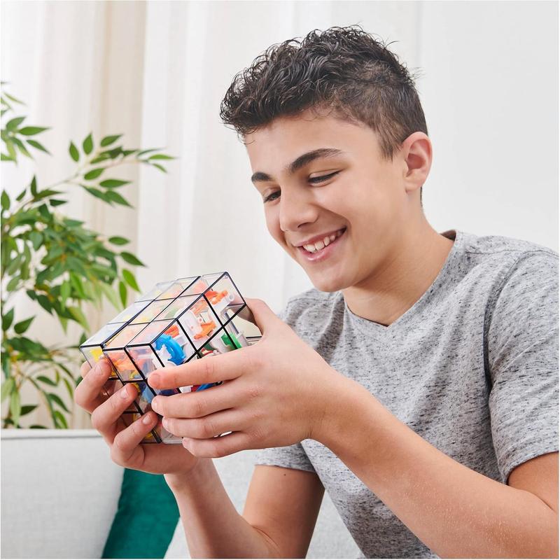 Rubik’s Perplexus Fusion 3x3 Gravity 3D Maze Game Brain Teaser Puzzle Ball | Anxiety Relief Items Cool Stuff | Sensory Toys for Adults & Kids Ages 8+