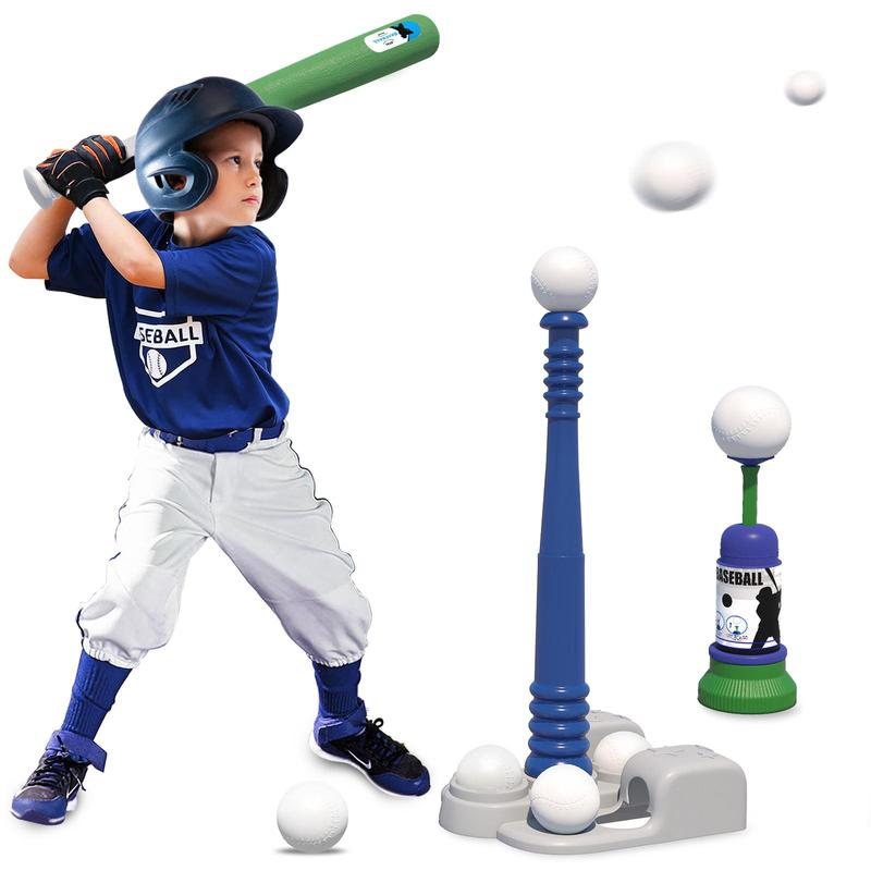 Baseball Toy Set, 1 Set Durable Baseball Bat & Ball & Tee Toy, Indoor Outdoor Backyard Sport Games Toy, Party Favors