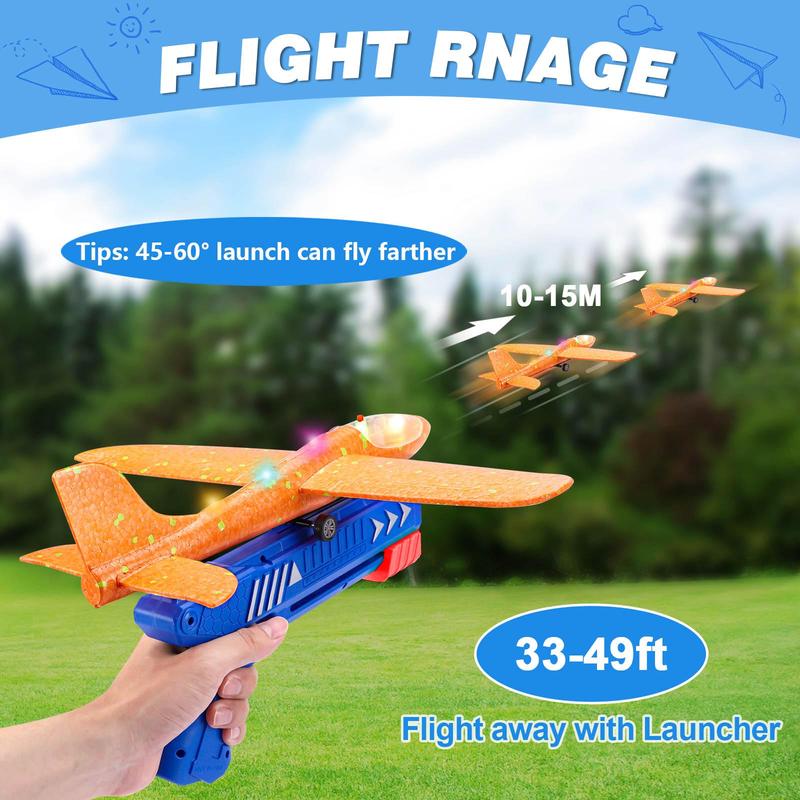 3 Pack Airplane Launcher Toy, 12.6