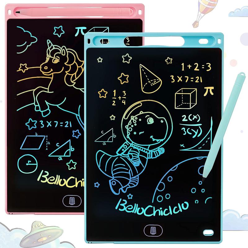 2 Pack 8.5 Inch LCD Writing Tablet for Kids - Toddler Educational Toys Drawing Tablet Doodle Board, Drawing Board