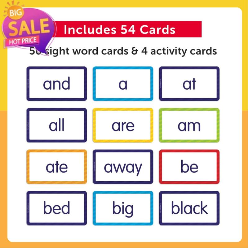 Flash Cards: Sight Words Cards for Early Education