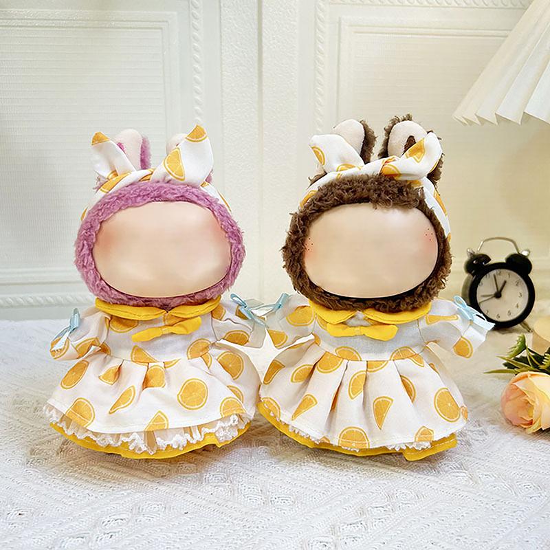 Cute Mini Plush Doll'S Clothes Outfit Only Clothing Accessories For 17cm Dolls Sweater Hoodie Clothing DIY Kids Gifts