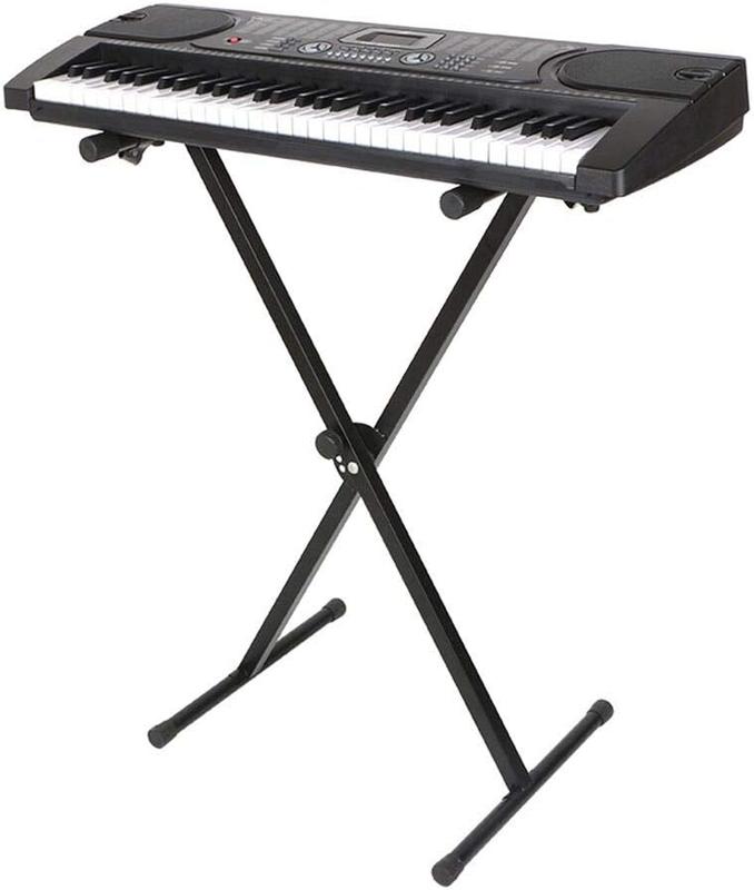 Ktaxon Heavy Duty Keyboard Stand and Bench, Adjustable Height and Portable (Single-X)