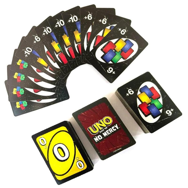 UNO Show No Mercy Card Game -Fun for Kids, Adults & Family Night - ldeal forParties & Travel