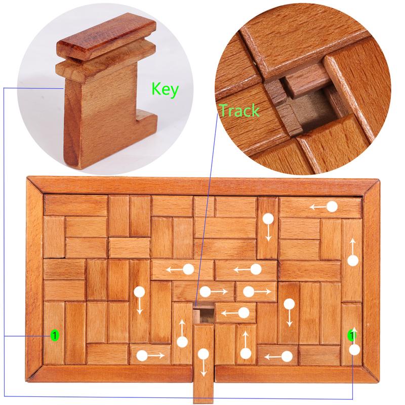 Onietoiy Big 32 Steps Wooden Secret Puzzle Box Toys Beech Wood Money Holder Handmade Storage Brain Teaser Unlocking Games Retro Compartment Thinking Toy Mysterious Birthday Gift for Kids and Adults