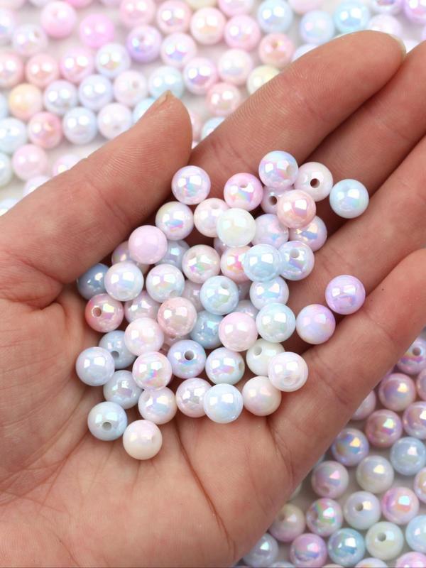 8mm 10mm Cute Colorful Acrylic Beads, Beads for Clothing, Shoes, Hats, Fashion Accessories for Jewelry Making