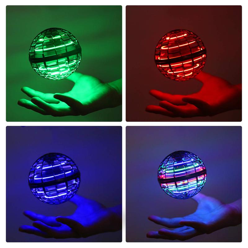 Flying Orb Ball Flying Toys: 360°Rotating Hand Controlled Galaxy Ball Cosmic Globe Hover Ball Toys Gifts for Boys Girls