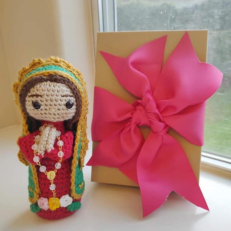 Virgencita of Guadalupe Crochet Amigurumi Doll