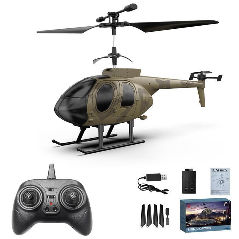 Remote Control Helicopter Toys for Kids 3.5 Channel Military Fan Combat Aircraft Air Pressure Fixed Height Electric Remote Control Toy Airplane Kids Toys