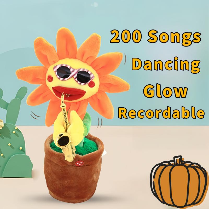 Dancing Cactus Toys,Talking SingingToy,Repeats & Recording What YouSay,Latest Cactus BirthdayGift,Prank Toy,Tricky Toy C1