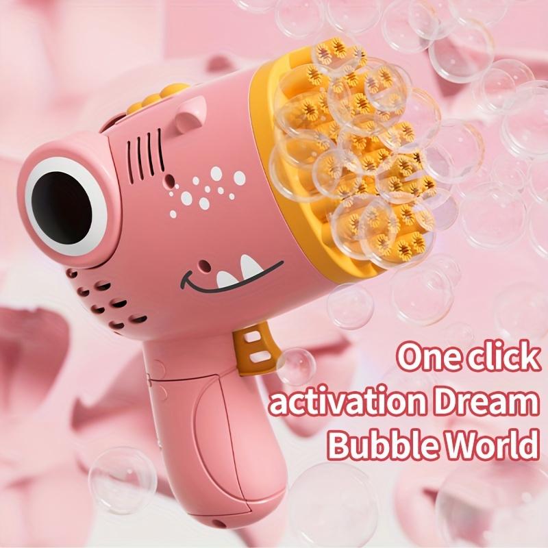 1pc Portable Electric Automatic Bubble Gun With LED Lights, Birthdays, Outdoor Gatherings, And As A Gift For Boys And Girls, Creating A Magical Atmosphere