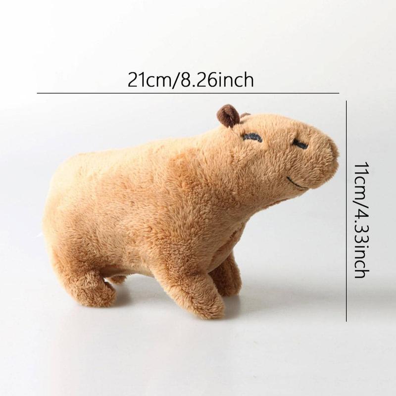 Capybara Design Plush Toy, 1 Count Cartoon Animal Design Stuffed Toys for Kids, Plush Decoration Craft for Home Gift, Home Decor