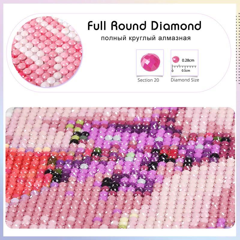 Princess Pattern DIY Diamond Arts Colorful Painting Kit without Frame, 5D Diamond Arts Colorful Painting Kit, Wall Art Decor for Home Living Room