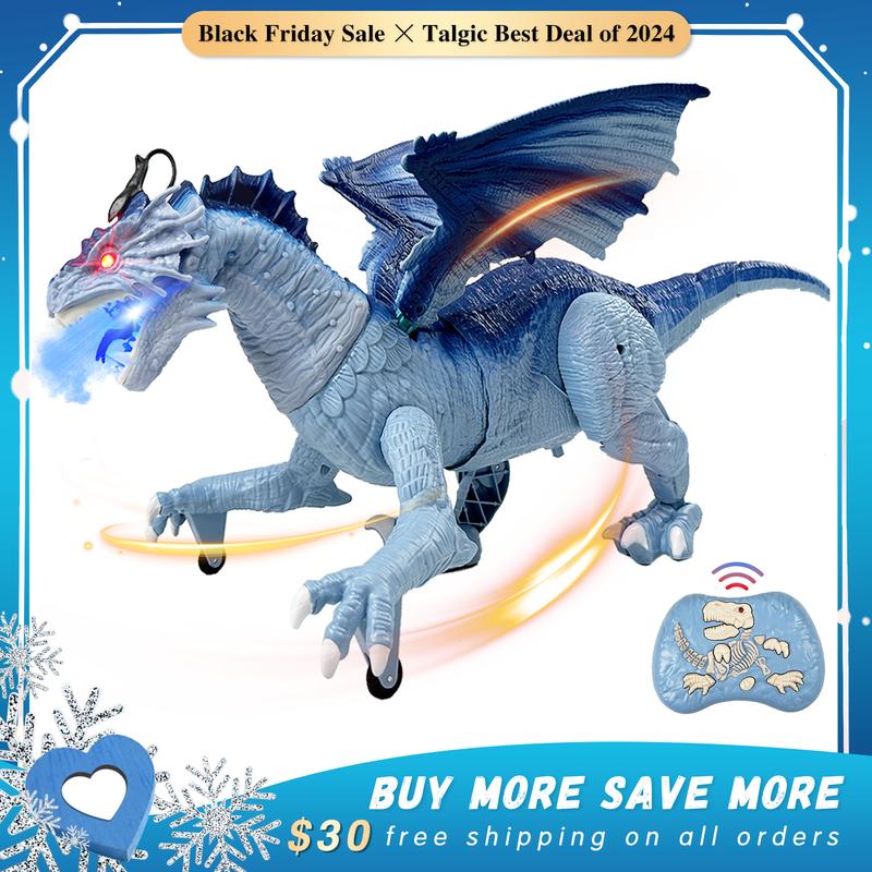 Remote Control Dragon Toy, Best Gift for Boys, Best Dream for Fan's Run-Fast Dino Girls Gift and Boy Gift Christmas Gift