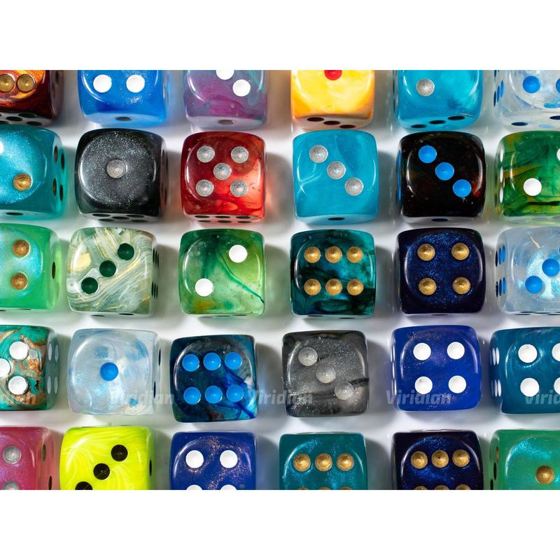 Mystery Pull | (4) Random Pipped D6s | Chessex Signature Dice