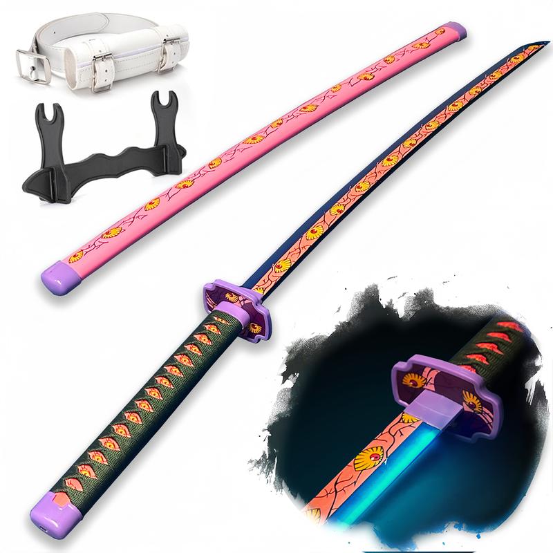 2.0 Upgraded Light Up Demon Slayer Kokushibo Sword - 40 inches Plastic Anime cosplay prop