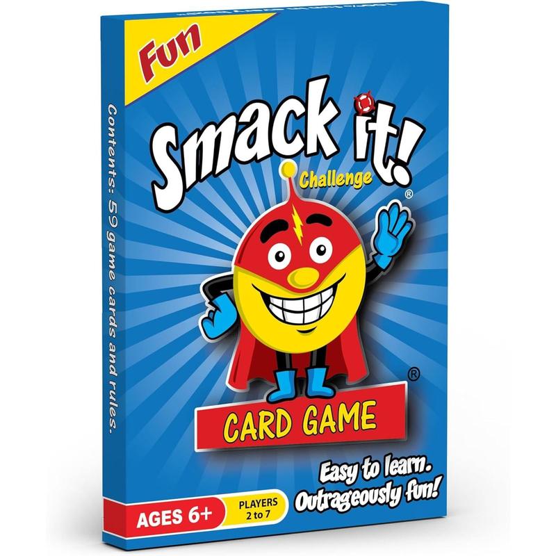 Smack it!, a Family Card Game for Kids – Fun and Easy to Learn – Perfect Stocking Stuffer for kids or Gift Idea – Boy or Girl Ages 6 - 12