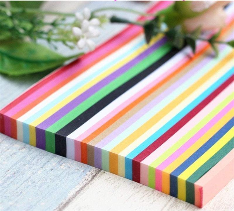 1350 Sheets Origami Stars Papers, Origami Star Paper Strip Package, Origami Paper Stars, 27 Colors, 1350 Stripes (1350 Sheets)