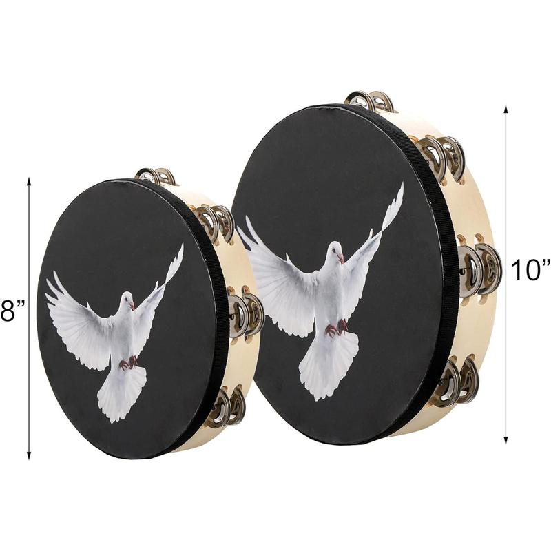 Set of 2 Tambourine, 10